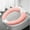 Pink, variant on Hohaski Household Toilet Seat Cushion Adhesive Toilet Seat Cover Toilet Seat Cover Christmas Decor
