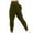 Army Green, variant on BiZtdJrK Back to College Sale Womens Scrunch Butt Lifting Leggings Stretch High Waist Tummy Control Workout Yoga Pants Solid Casual Tight Bottoms Trousers Pink L