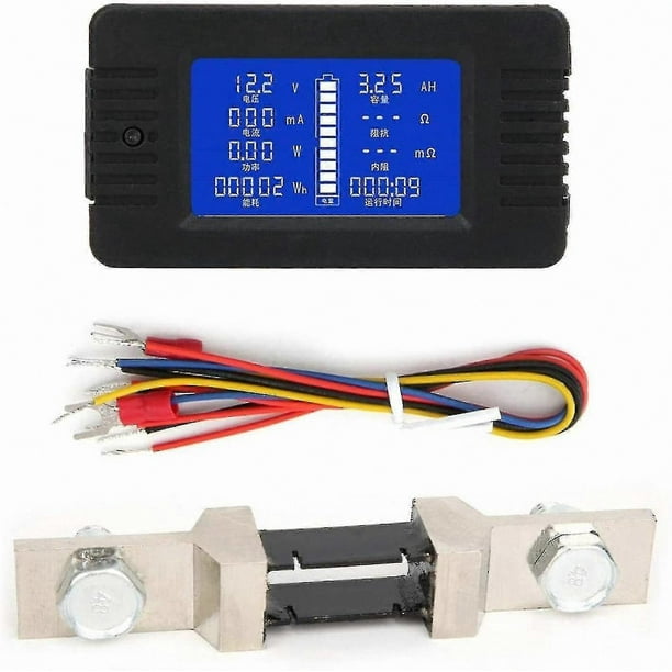 Multifunctional Battery Tester with 200A Shunt for Heavy Vehicles Current Voltage Power Energy Capacity Measurement
