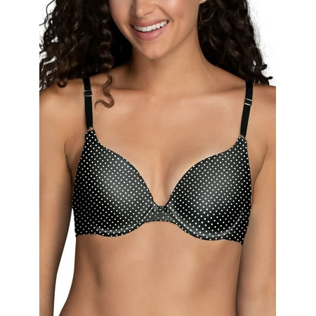Vanity Fair Women's Ego Boost Add Push Up Bra (+1 Cup Size), Premiere Dot Print, 34A | Walmart