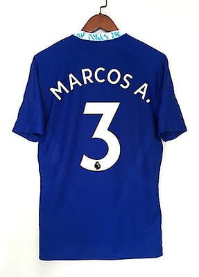 Chelsea FC Marcos A. 3 シャツ 22-23 Chelsea F.c. Home Shirt Number3 Marcos Alonso Jersey Man