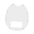 thumbnail image 2 of Placa protectora para bajos eléctricos con ranura y orificios precortados. Blanco, 2 of 9