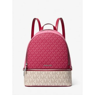 MICHAEL KORS Dallas Medium Signature Logo Backpack-LT SKY MULTI