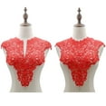 thumbnail image 4 of Soumake Lace Fake Collar Embroidered Corsage Hollow Design Big Flowers Detachable Front / Back Collar Lace Applique Female Charm For Sewing Shop Practical, 4 of 8
