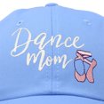 thumbnail image 2 of DALIX Dance Mom Hat Support Daughter Embroidered Cotton Cap in Light Blue, 2 of 6
