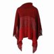 thumbnail image 4 of Women's Poncho Sweater Jumper Crochet Knit Tassel Knitted Color Block Turtleneck Stylish Casual Daily Going Out Fall Winter Black Khaki One-size / Sle, 4 of 5