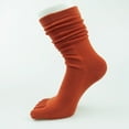 thumbnail image 2 of Sunjoy Tech 3 Pair Toe Socks, Long Tube Five Fingers Toe Socks,Soft Breathable Non-slip Elasticity Keep Warm Women Socks, 2 of 6