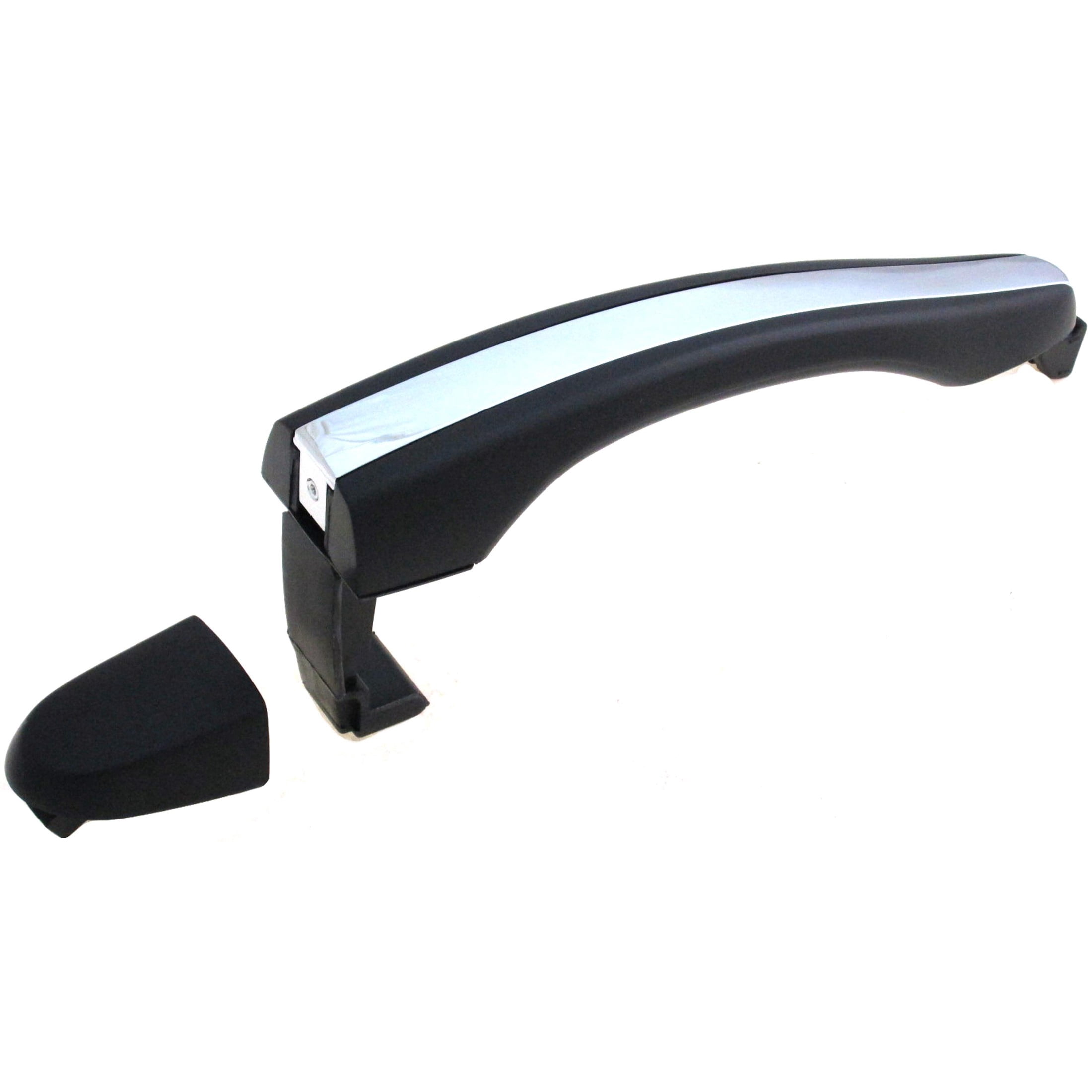 Dorman 92214 Front Passenger Side Exterior Door Handle for Specific Hyundai Models Primed Black With Chrome Insert