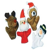 US Toy Company XM313 Christmas Finger Puppets - Pack of 12