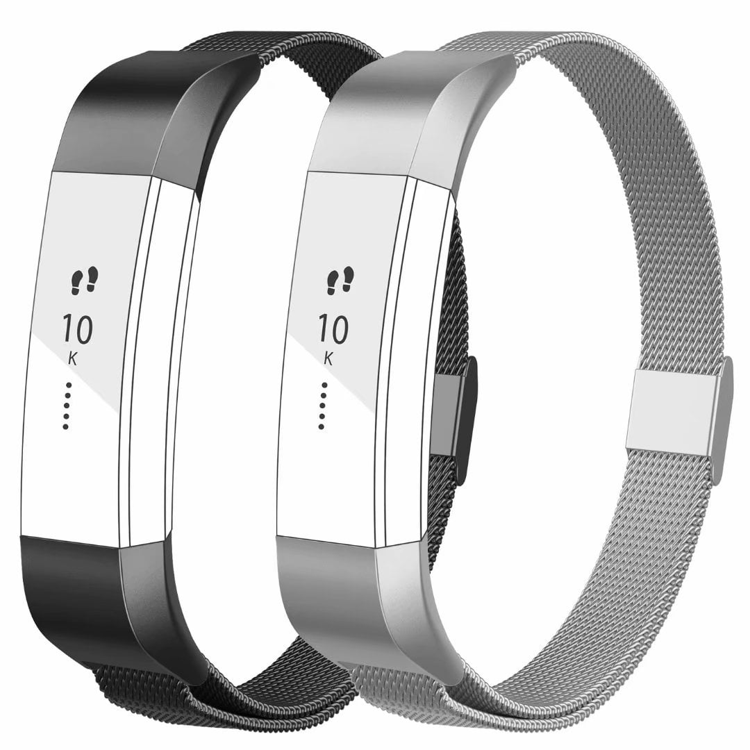 For Fitbit Alta/HR Premium Fashionable Adjustable Stainless Steel Metal Bracelet 