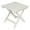 Off-White, variant on Shine Company Adirondack Square Cedar Wood Foldable Side Table in White