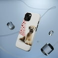 thumbnail image 5 of DistinctInk Tough Case for Apple iPhone 14 (6.1" Screen), Compatible with MagSafe Charging - Valentine's Day Soft Coated Wheaten Terrier, 5 of 6