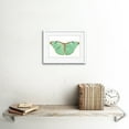 thumbnail image 2 of Butterfly Turquoise Art Print Framed Poster Wall Decor 9x7 inch, 2 of 5