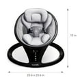 thumbnail image 3 of Munchkin® Bluetooth Enabled Infant Baby Swing, 5 Ranges of Motion, Black, Unisex, 3 of 11