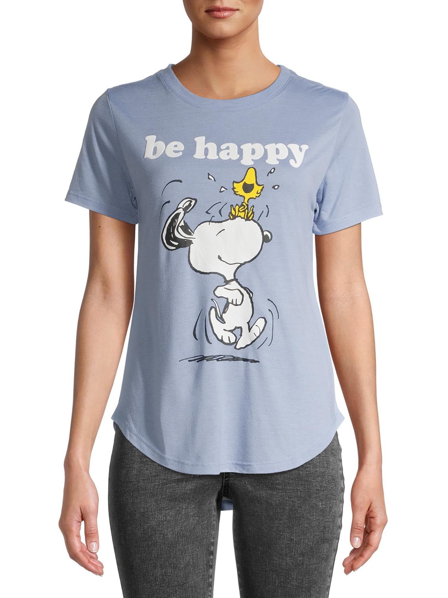 Snoopy Be Happy Women's Graphic T-Shirt 