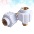 thumbnail image 2 of 2Pcs Calentador de agua eléctrico universal Pared Intergeatd Cabeza de cobre Aislamiento Pared Energía solar Protección contra fugas Accesorios Blanco, 2 of 4