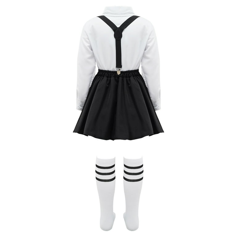 FANO STUDIOS Bow Tie Suspender Skirt- 