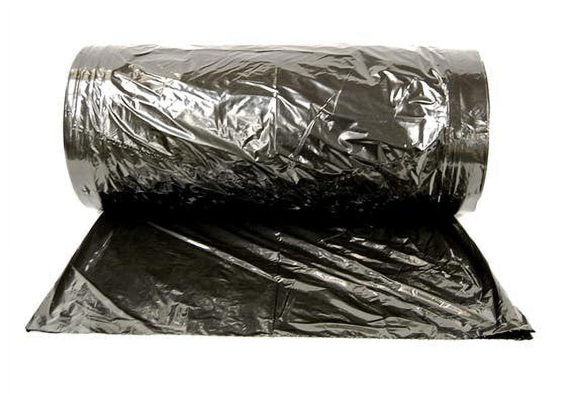 NAHANCO Plastic super weight garment bags on a roll, 72"H , Black - 249/ROLL