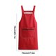 thumbnail image 5 of Delantal de Cocina Impermeable Hxy250225003 | Delantal de Poliéster Resistente Al Aceite, Duradero, para Cocinar y Hornear, con Doble Tirante | Delantal Lavable, Resistente a La Suciedad y con Bolsil, 5 of 6