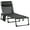 Black, variant on GVN Chaise Lounge Outdoor, Lounge Chair Outdoor,Folding Chaise Lounge Chair, Pool Sun Tanning Chair, Outdoor Lounge Chair with Reclining Back, Headrest, Green