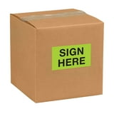 Tape Logic Label,Sign Here,3x5