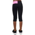 thumbnail image 2 of Girls Active Capri Sport Tight with Diagonal Waistband, 2 of 2