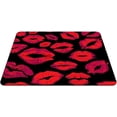thumbnail image 3 of Red Lips Gaming Mousepad Art Sweet Kiss Sexy Red Lips Mouse Pad Mouse Mat for Computer Desk Laptop Office 9.5 X 7.9 Inch Non-Slip Rubber, 3 of 5