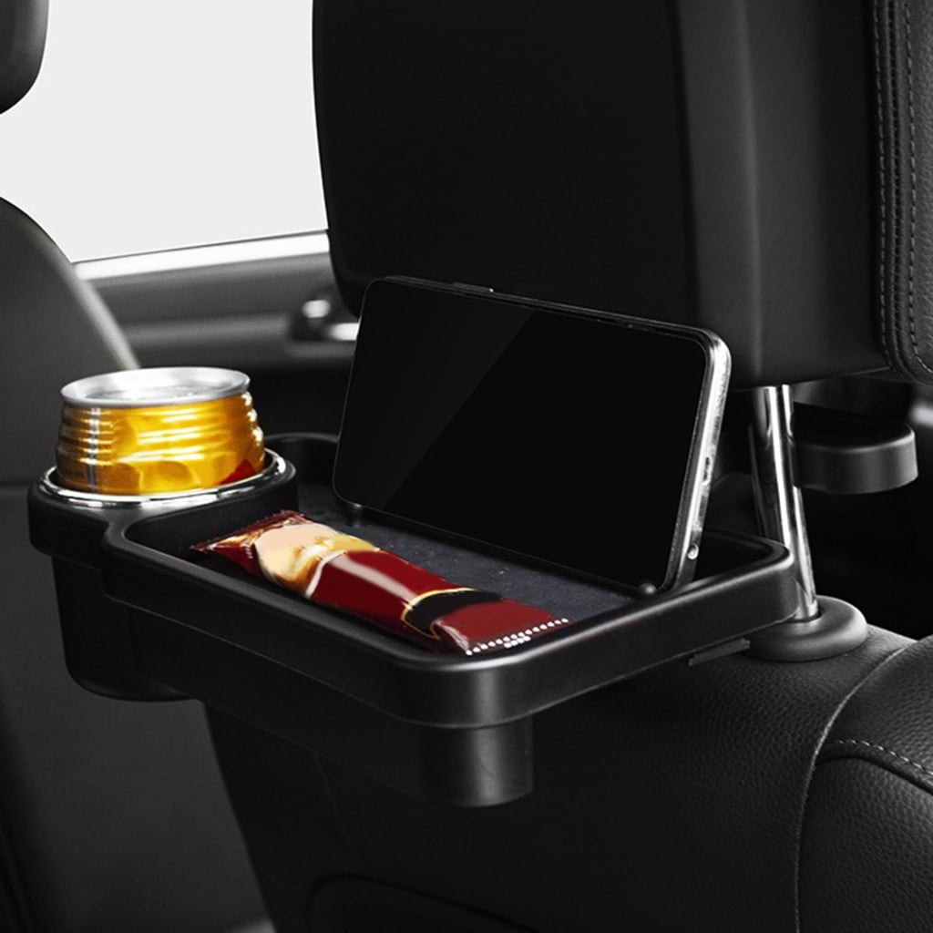Zeiwohndc Headrest Table Car Seats Tray Cup Holder Phone Stand Car Interior Accessories