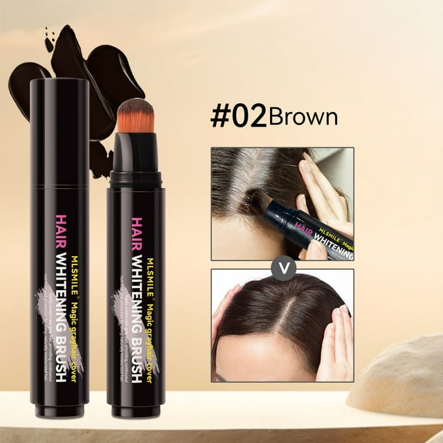 RKSTN Hairs Dye Sticks Beauty & Personal Care Disposable Hair Stick Portable Blacking Hair Stick First Aid Cover Hair Hair Colouring Artifact Blacking Hair