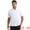 White, variant on Unique Bargains Men's Short Sleeve Cotton Regular Fit Button Down Formal Shirt S White