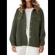 thumbnail image 2 of Chaqueta Informal de Otoño para Mujer, de Larga, con Botones, Holgada y Ligera, con Bolsillos. Verde XXL, 2 of 6