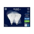 thumbnail image 3 of GE Reveal 2-Pack 85 W Equivalent Dimmable Color-enhancing Br40 LED Light Fixture Light Bulb, 3 of 4
