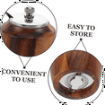 thumbnail image 3 of Pepper Mill Manual Coffee Grinder Grinding Tools Wooden Shaker New, 3 of 4