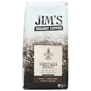 Jim'S Organic Coffee Whole Bean French Roast, 11 Oz