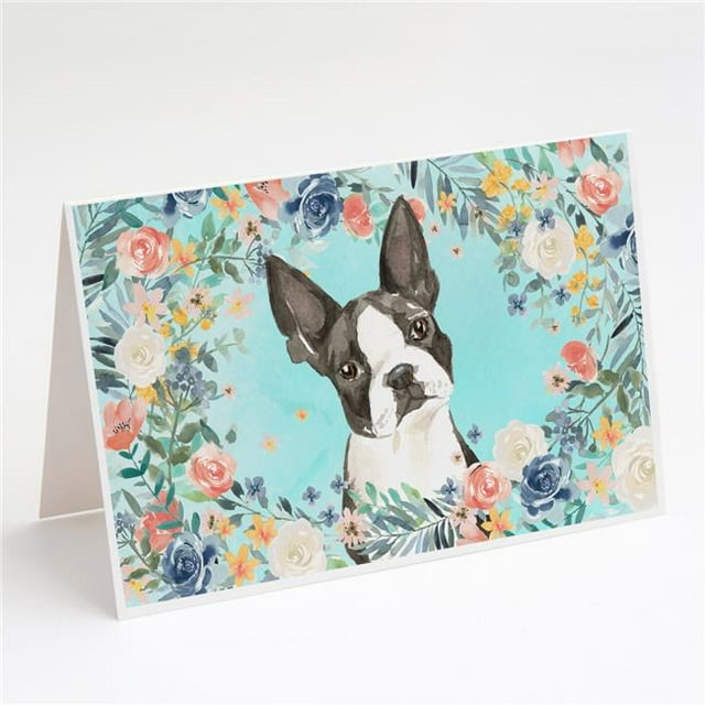 Boston Terrier Greeting Cards & Envelopes - Pack of 8