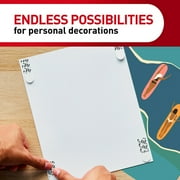 Command Poster Strips, White, Damage-Free Hanging Poster Hangers, 16 Command Strips