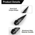 thumbnail image 3 of 45mm Spiked Aluminum Stem Valve Caps,4PCS Dustproof Tire Wheel Stem Caps for Cars,SUVs,Trucks Bicycles and Motorcycles(Black), 3 of 12