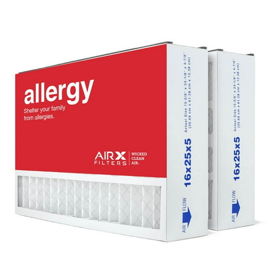 16"X25"X5" MERV-11 Air Bear Filter Replacement, 4-Pk