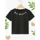 thumbnail image 3 of Boys' Los Angeles Letter Print Casual Black T-Shirt - Soft Cotton, Crew Neck, Machine Washable, Ideal for Spring/ Summer, Everyday Youngsters'S Clothing|Stylish Crew Neck|Durable Boys Shirt, Teen Boy, 3 of 5