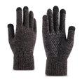 thumbnail image 3 of Guantes de punto para pantalla táctil para hombres y mujeres parejas invierno más guantes antideslizantes cálidos de lana acolchados de terciopelo, 3 of 5
