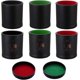 thumbnail image 5 of Fashionable dice shaker, table game, leather, dice cup, handmade, quiet shaker for parties, clubs, black leather, green, 5 of 5