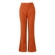 thumbnail image 2 of Gibobby pantalones anchos mujer Pantalones acampanados de pana para mujer Pantalones acampanados con cintura elástica (Anaranjado, S), 2 of 5