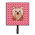 thumbnail image 1 of Yorkie Yorkishire Terrier Hearts Leash or Key Holder, 1 of 1