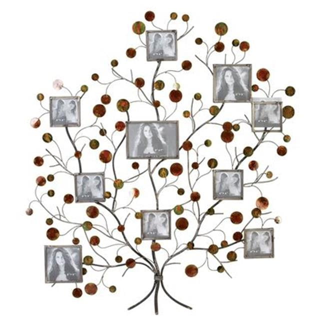 A nation 13249 Metal Family Tree Picture Frame Wall Decor