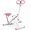 Pink, variant on Squat Machine for Home, Foldable Glutes Workout Assist Trainer with Resistance Bands, Digital Monitor, Adjustable Seat, Butt Thighs Abs Back Leg Press Hip Thrust Fitness Machine, Black