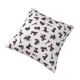 thumbnail image 2 of Rateoe Poodle Dog Pattern Throw Pillow Cover Premium Pillow Stuffer Sham Square for Decorative Cushion Bed Couch Sofa(Pillow insert not included), 2 of 8