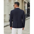 thumbnail image 4 of COOFANDY Men's Casual Blazer Jacket Slim Fit Two Button Suit Jackets Lightweight Knit Sport Coat, 4 of 6
