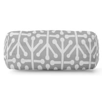 Majestic Home Goods Bolster Pillow Aruba Gray
