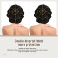 thumbnail image 2 of Naloa Golden Spider Web Adjustable Hair Bonnet for Sleeping, Hair Wrap Sleep Cap Turban for Women Men, Curly Straight Hair Long Large Braid Unisex, 2 of 6