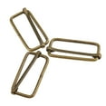 thumbnail image 4 of 20 Piezas Hebilla de Conector de Metal Ajustable para DIY Correa de Bolso Bolsa 38x16x2.8mm Hugo Hebilla del metal, 4 of 9